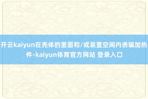 开云kaiyun在壳体的里面和/或装置空间内诱骗加热件-kaiyun体育官方网站 登录入口