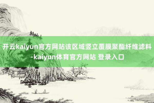 开云kaiyun官方网站该区域竖立覆膜聚酯纤维滤料-kaiyun体育官方网站 登录入口